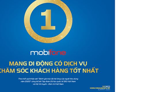 MobiFone đoạt giải nhà mạng có dịch vụ chăm sóc khách hàng tốt nhất năm 2020